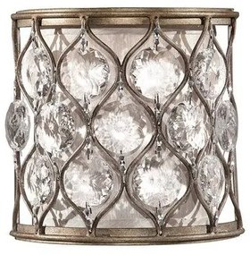 Απλίκα Φωτιστικό Τοίχου E14 40W IP20 Ασημί Lucia FE-LUCIA1 Elstead Lighting FE-LUCIA1 Ασημί