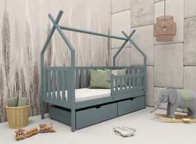 Παιδικό Κρεβάτι Montessori Teepee SIMBA 80x190 grey