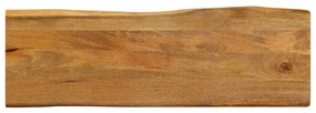 vidaXL Επιφάνεια Τραπεζιού 120x40x2,5 εκ. Live Edge Μασίφ Ξύλο Μάνγκο