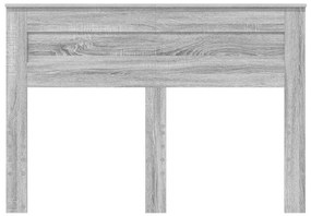 vidaXL Κεφαλάρι με κεφαλάρι Γκρίζο Σονομα 160 cm Επεξεργασμένο ξύλο