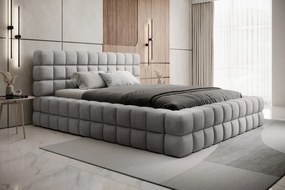 Επενδυμένο κρεβάτι Dagmar-Gkri Anoixto-160 x 200