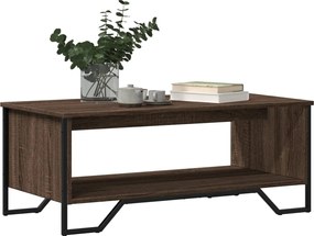 vidaXL Τραπεζάκι Σαλονιού Καφέ Δρυς 100x51x40 εκ. Επεξεργασμ. Ξύλο