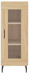 vidaXL Μπουφές Sonoma δρυς 34,5 x 34 x 180 εκ. από Επεξεργασμένο Ξύλο