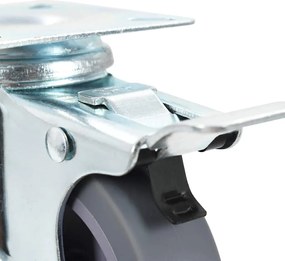 vidaXL Ρόδες Περιστρεφόμενες 24 τεμ. 125 χιλ.