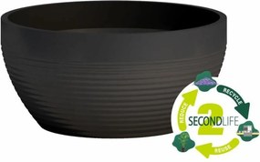 Βάζο Λουλουδιών Garden ID Μαύρο 35 x 16 cm