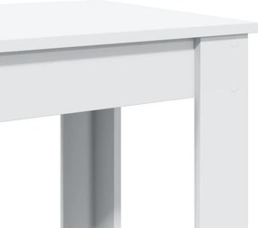 vidaXL Τραπέζι Μπαρ Λευκό 102x50x103,5εκ. Επεξεργ. Ξύλο