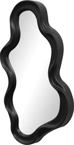 Καθρέπτης Liquid pakoworld pp σε μαύρη απόχρωση 26x2.7x39εκ