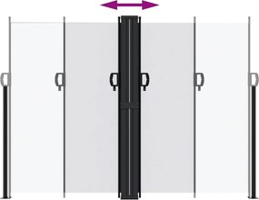 vidaXL Σκίαστρο Πλαϊνό Συρόμενο Λευκό 180 x 600 εκ.