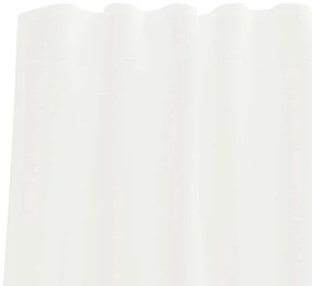 vidaXL Κουρτίνες Voile με τσέπες ράβδου 2 τεμάχια Λευκό