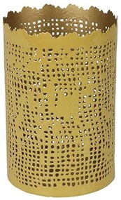 Κηροπήγιο Mila 013.796225 10x15cm Yellow Metal