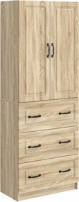 vidaXL Σέτ Ντουλαπιών 2 pcs Sonoma Δρυς 66 x 34,5 x 87 εκ.