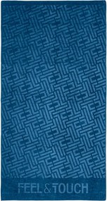 Πετσέτα Θαλάσσης (90x170) Feel & Touch Icon Ocean Blue