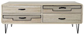 Τηλεόραση DKD Home Decor Μέταλλο Ξυλο παουλόβνια (115 x 61 x 43 cm)