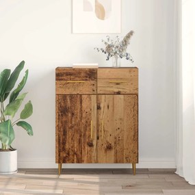vidaXL Πλαϊνό γραφείο Παλιό Ξύλο 69,5 x 34 x 90 εκ. Επεξεργασμένο Ξύλο