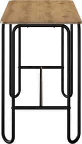 vidaXL Τραπεζαρία 100 x 50 x 75 cm Επεξεργασμένο Ξύλο Artisan Δρυς