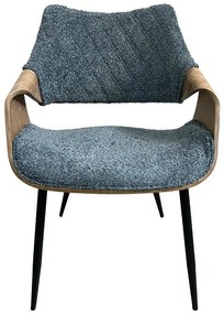 Καρέκλα Τραπεζαρίας FL6145 Fylliana Μπλέ 58x56x83εκ. 58x56x83 εκ.