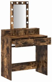 vidaXL Τραπέζι περιποίησης Καφέ 79 x 41 x 140 εκ. Επεξεργασμένο ξύλο