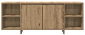 vidaXL Έπιπλο Τηλεόρασης Αρτισιανή Δρυς 130x35x50 εκ από Επεξεργ. Ξύλο