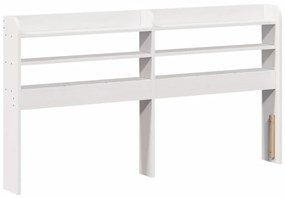 vidaXL Σκελετός Κρεβ. Χωρίς Στρώμα Λευκό 120x190 εκ Μασίφ Πεύκο