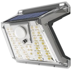 Ηλιακό Φωτιστικό Τοίχου Αισθητήρα PIR 2W 3000K ABS Λευκό 6619 Spotlight-6619-Λευκό 6619