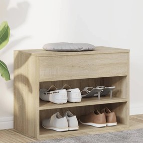 vidaXL Παπουτσοθήκη Sonoma Δρυς 60 x 30 x 45 εκ. από Επεξ. Ξύλο