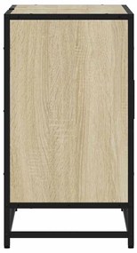 vidaXL Ντουλάπι Νιπτήρα Μπάνιου Sonoma Δρυς 65x33x60 εκ. Επεξ. Ξύλο