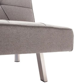 Καναπές - Kρεβάτι Travis 3θέσιος Ύφασμα Γκρί 175x83x74 εκ. 175x83x74 εκ.