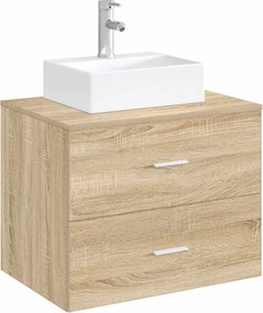 vidaXL Λεκάνη μπάνιου Χρωμέ 39 x 30,5 x 12,5 εκ Μέταλλο