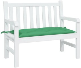 vidaXL Μαξιλάρι Πάγκου Κήπου Πράσινο 110x50x7 εκ. Ύφασμα Oxford