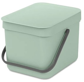 Brabantia 1005515 Κάδος απορριμμάτων Sort&amp;Go 6L, Jade Green