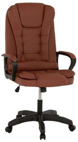 Καρέκλα Γραφείου HM1187.02 64x69x117cm Brown