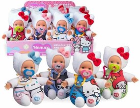 Κούκλα μωρού Nenuco Hello Kitty 15 cm