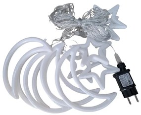 Χριστουγεννιάτικα φώτα LED - Κουρτίνα - 3m/10 - 272314 - Cool White-272314_cw