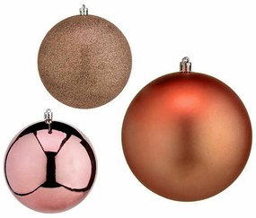 Σετ Χριστουγεννιάτικες Μπάλες Krist+ Χαλκός Πλαστική ύλη (x6)