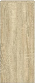 vidaXL Βάσεις Φυτών 2 Τεμ. Sonoma Δρυς 30x30x70 εκ. Επεξεργασμένο Ξύλο