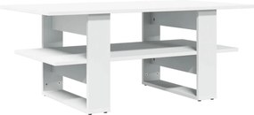 vidaXL Τραπεζάκι Σαλονιού Λευκό 102 x 55 x 42 εκ. από Επεξεργ. Ξύλο