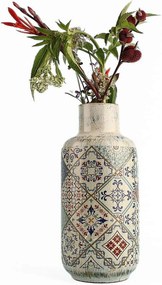 Βάζο 697ELD1215 Φ11x26cm Multi Aberto Design Ceramic
