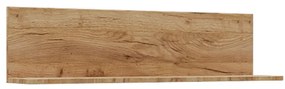 Κρεμαστό Ράφι Callisto-100 Χρυσό Δρυς 100x19.5x25cm