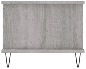 vidaXL Τραπεζάκι Σαλονιού Γκρι Sonoma 90x50x40 εκ. Επεξεργασμένο Ξύλο