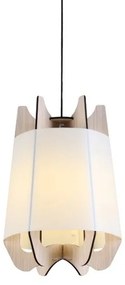 Κρεμαστό Φωτιστικό Οροφής 1ΧE27 Φ35 MDF Μπεζ ZM170011P ACA-ZM170011P-Μπεζ ZM170011P