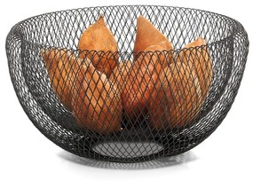 Φρουτιέρα Mesh Xl 153006 Φ40cm Black Philippi Metal