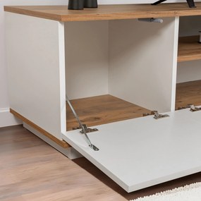 Έπιπλο Τηλεόρασης Λευκό / Atlantic Πεύκο RENIPRO 180x44.5x44.6