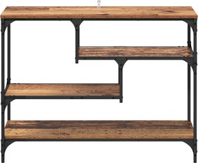 vidaXL Τραπέζι κονσόλας Παλιό ξύλο 100 x 30 x 75 εκ Επεξεργασμένο ξύλο