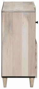 vidaXL Πλαϊνό γραφείο Λευκό 33.5 x 80 x 75 εκ