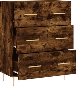 vidaXL Ντουλάπι Καπνιστή Δρυς 69,5 x 34 x 90 εκ. Επεξεργασμένο Ξύλο
