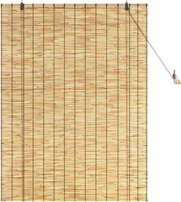 vidaXL Ρόλερ (στόρι) Φυσικό 120 x 160 cm Καλάμι