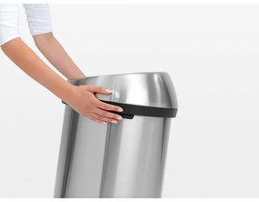 Κάδος BrabantiaTouch 647246, 60 l, Ομαλό και αθόρυβο άνοιγμα, Λευκό