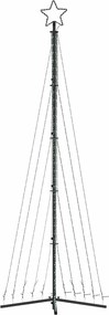 vidaXL Χριστουγεννιάτικο δέντρο LED 495 LED πολύχρωμα 300,5 εκ.