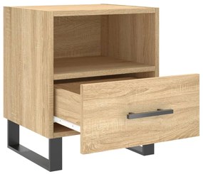 vidaXL Κομοδίνο Sonoma Δρυς 40 x 35 x 47,5 εκ. από Επεξεργασμένο Ξύλο