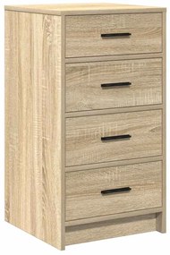vidaXL Πλαϊνό γραφείο Sonoma Δρυς 40 x 41 x 75 εκ Επεξεργασμένο ξύλο